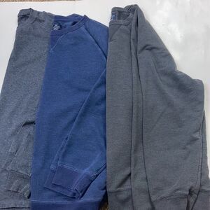 Sets Tree Pc Sweaters Two Faded Glory Size 2XL & One Polo Size L Men’s